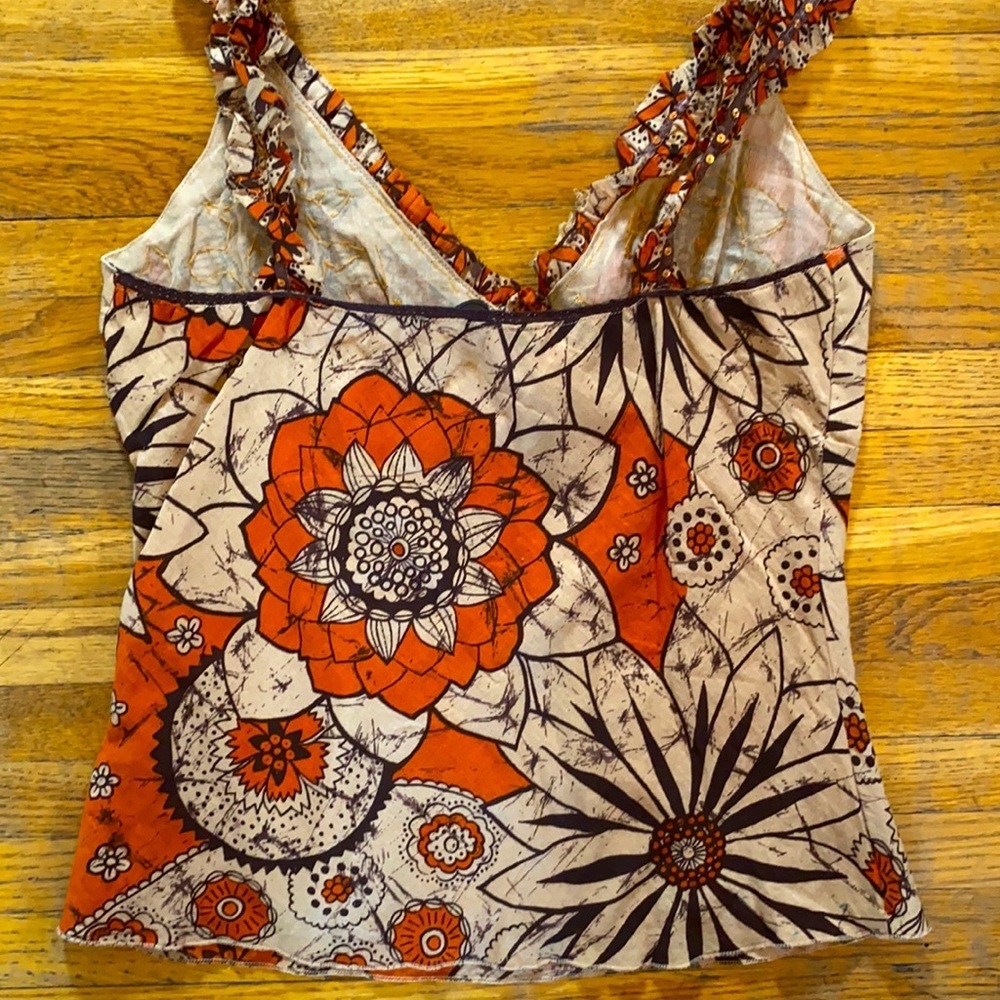 Flowered Boho Tank Top - Picture 8 of 8